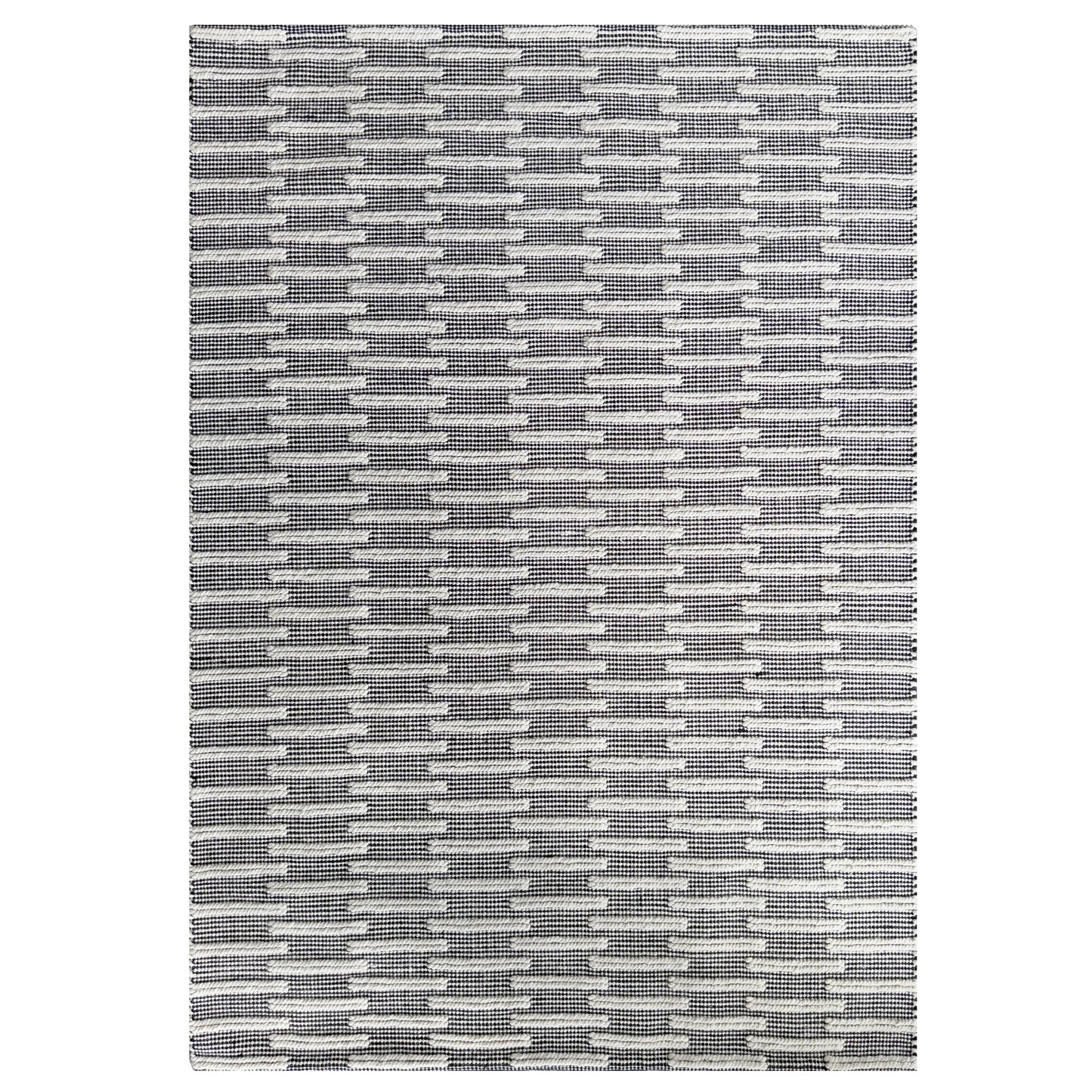 Ridge Ivory/Black Rug