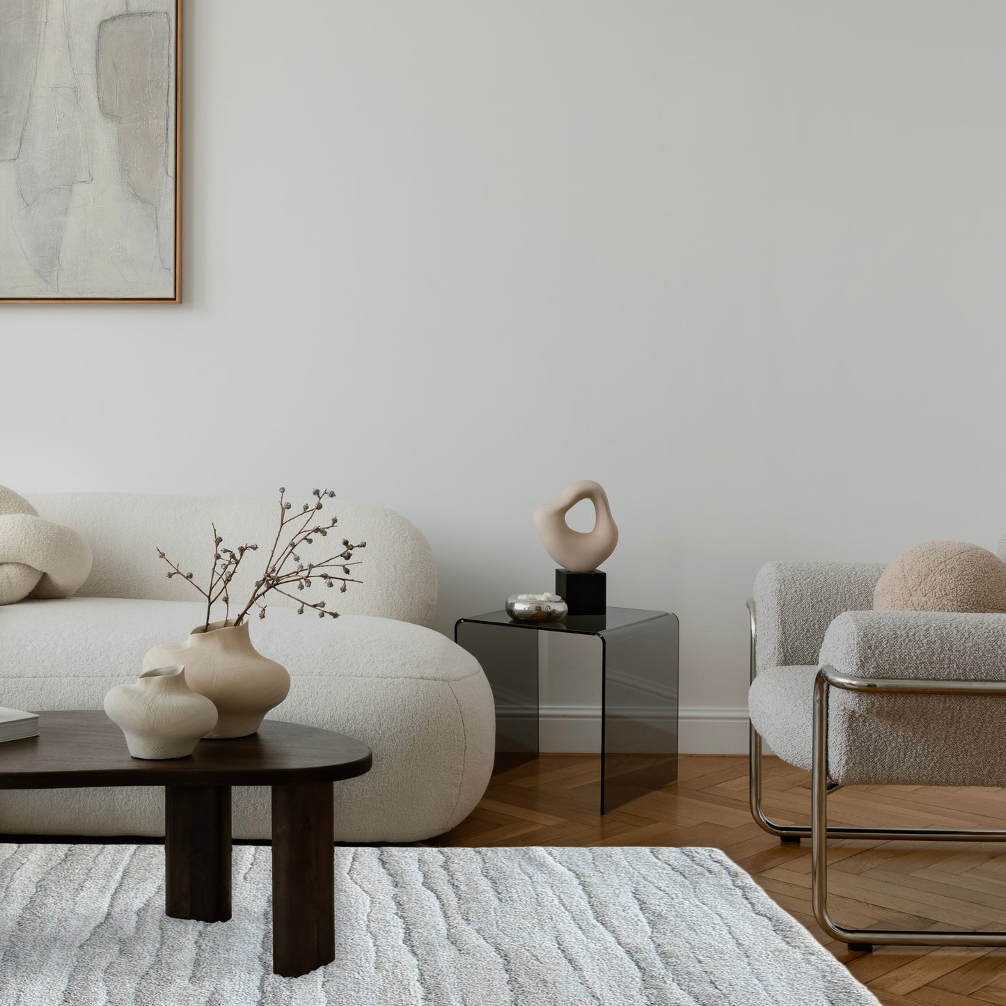 Strata Drift Grey Rug