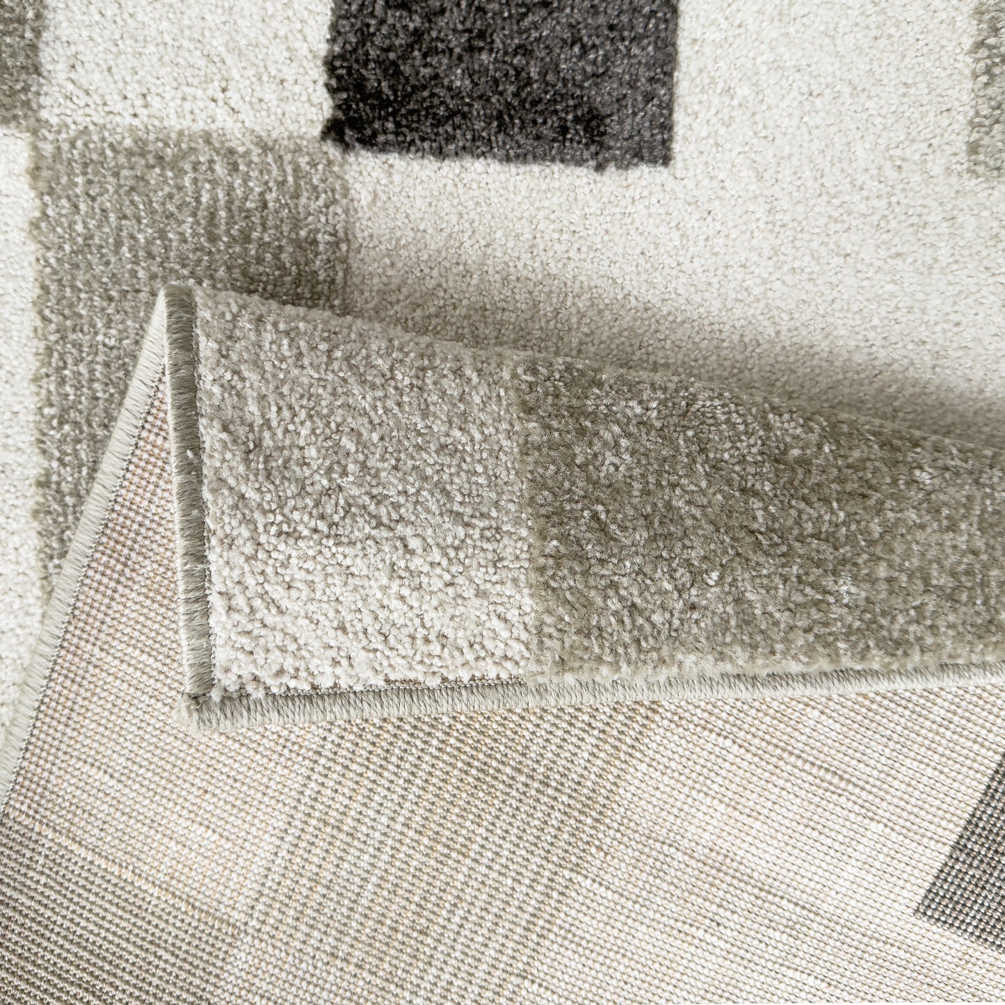 Georgie Metro Grey/Black Rug