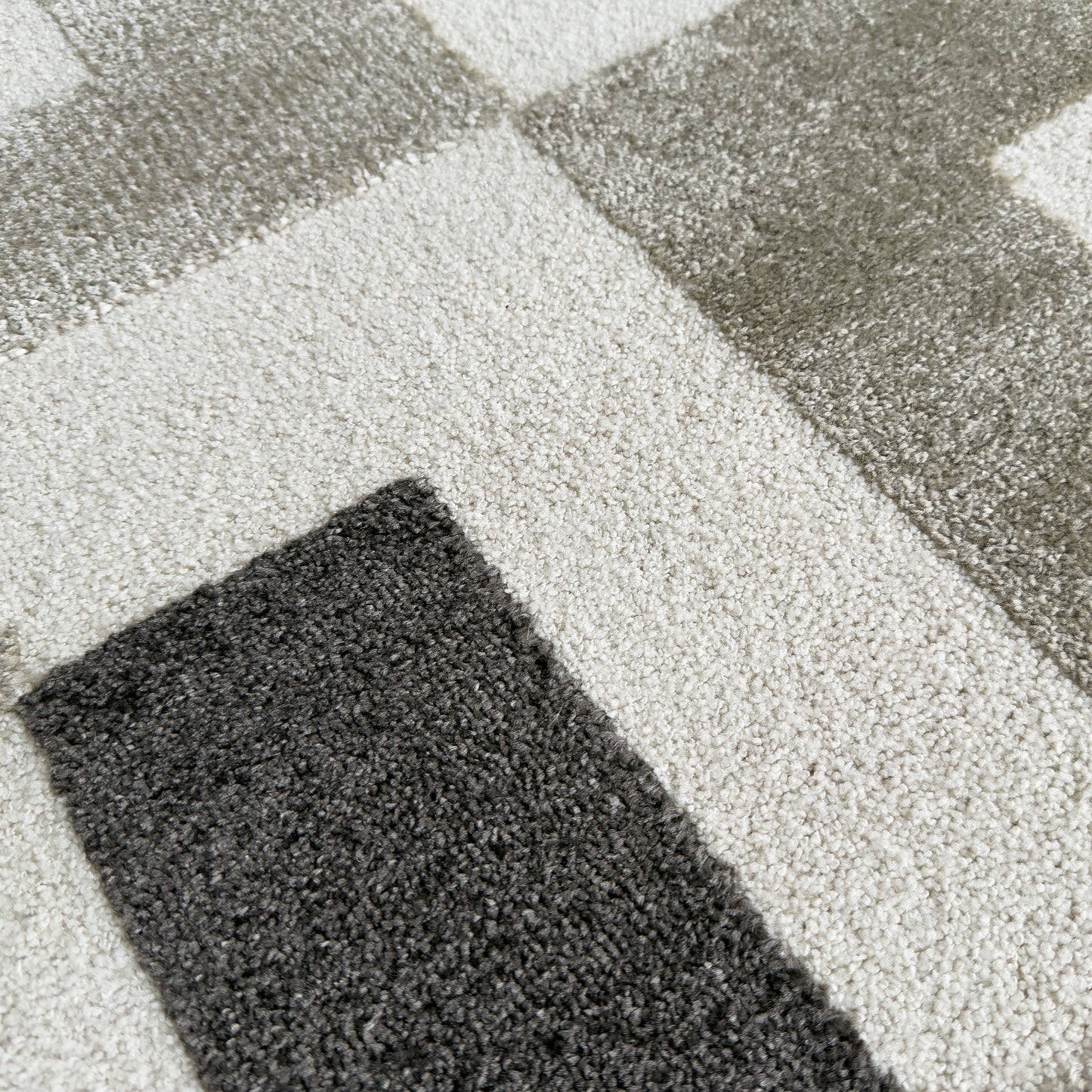 Georgie Metro Grey/Black Rug