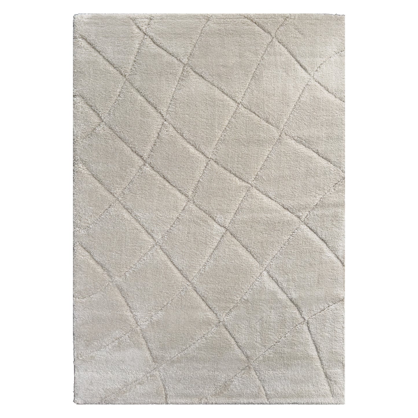 Lowry Etched White Rug