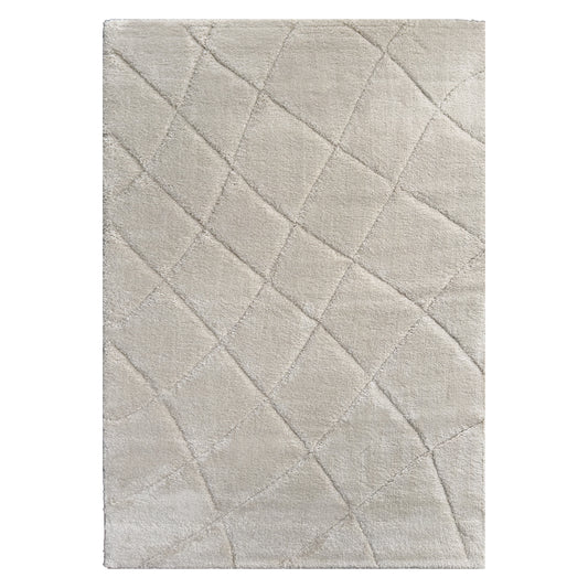 Lowry Etched White Rug