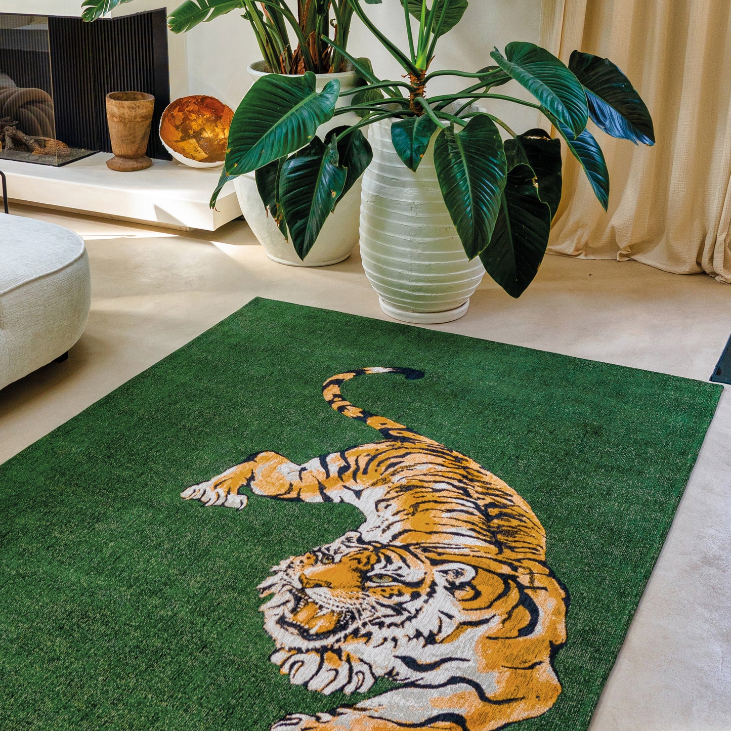 Pop Tiger Green On Fire 9388