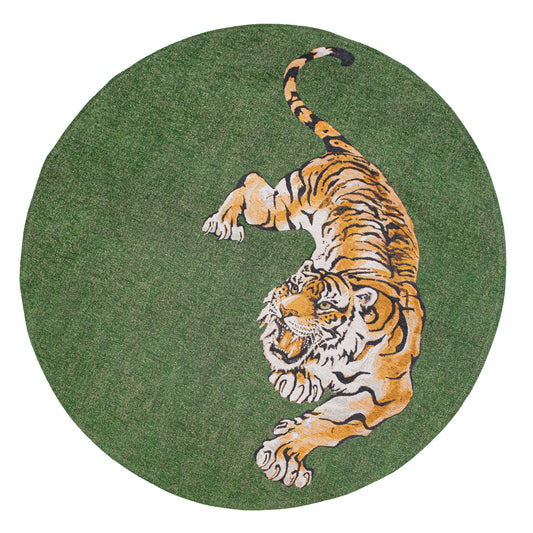 Pop Tiger Green On Fire 9388