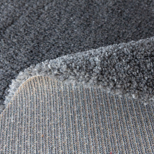 Nomadic Round Dark Grey Rug