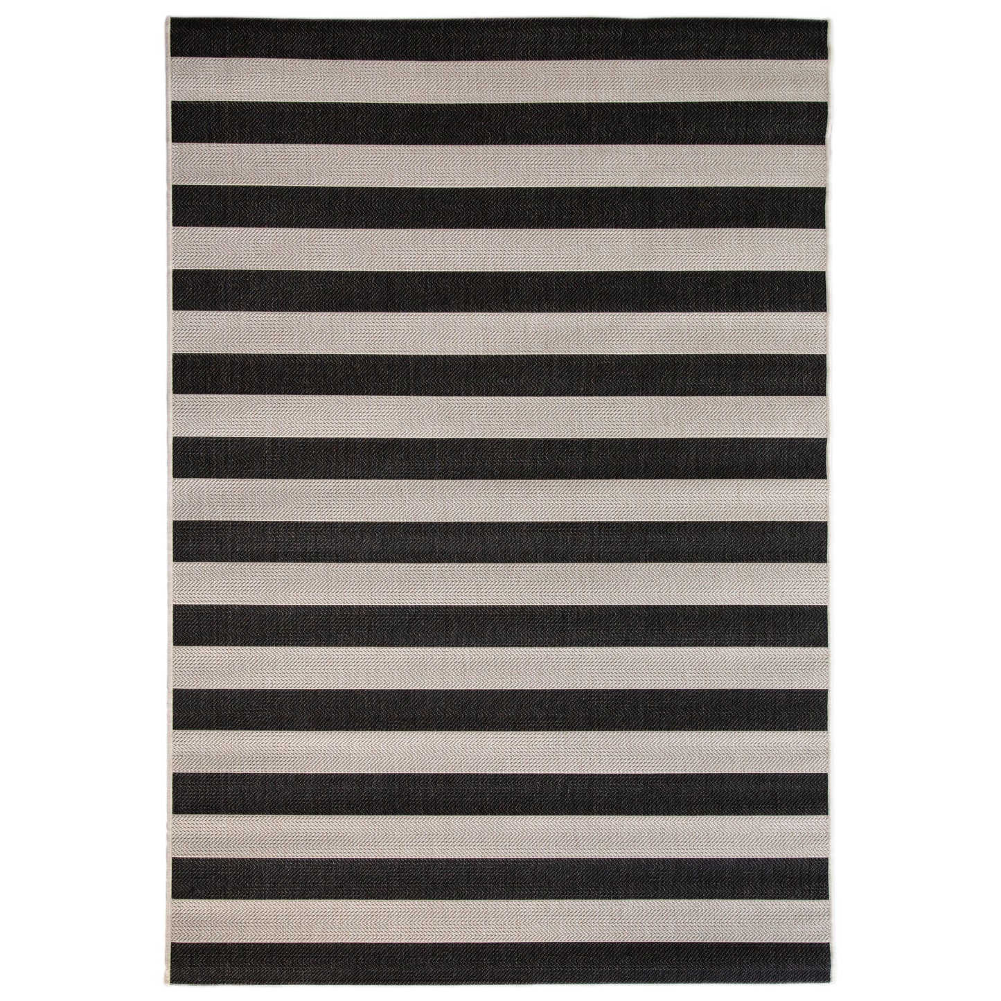 Bondi Indoor/Outdoor Cream/Black Rug