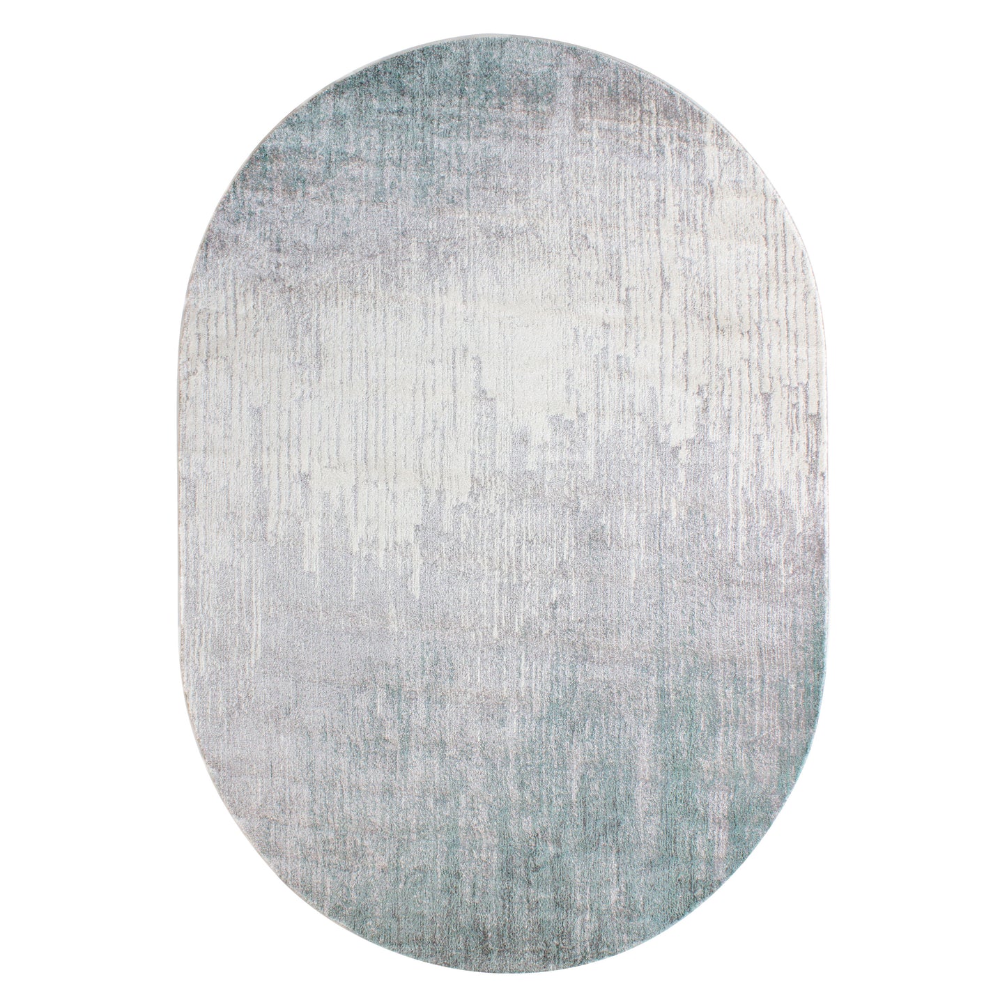 Osaka Oval Gradient Soft Green Rug