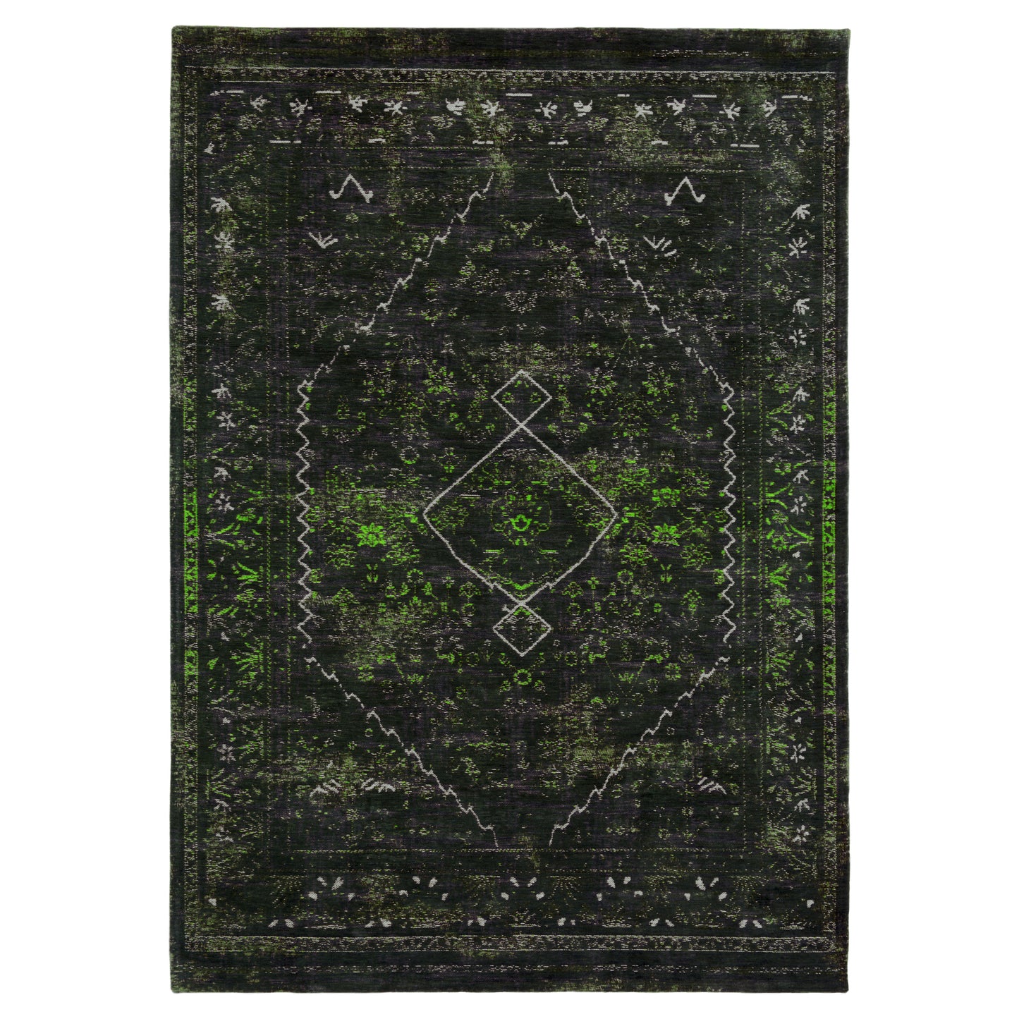 Deco Diamonds Douglas Green Rug