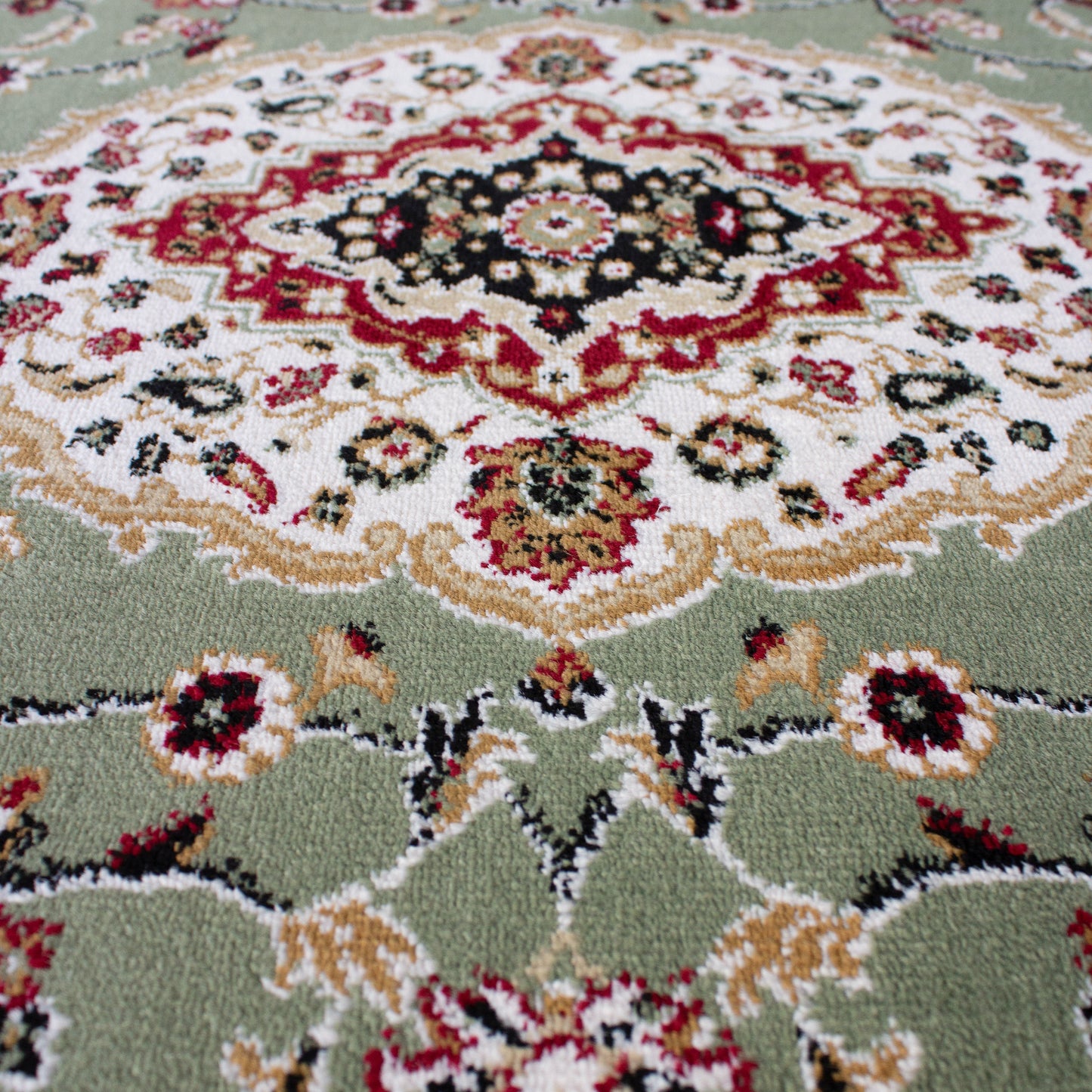 Iranshar 18001 Soft Green Rug