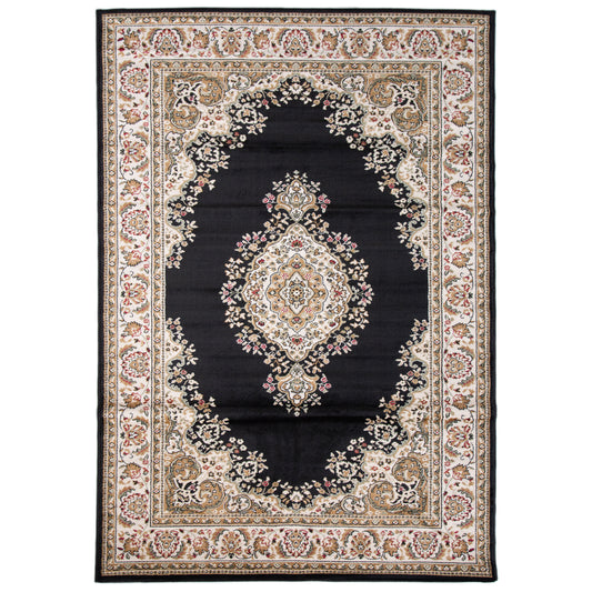 Iranshar 18002 Black Rug